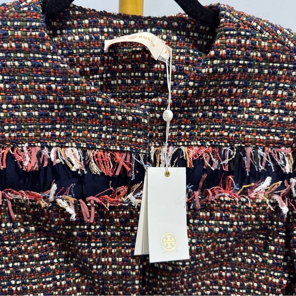 NWT Tory burch Tweed jacket Size 0 - Picture 3 of 4